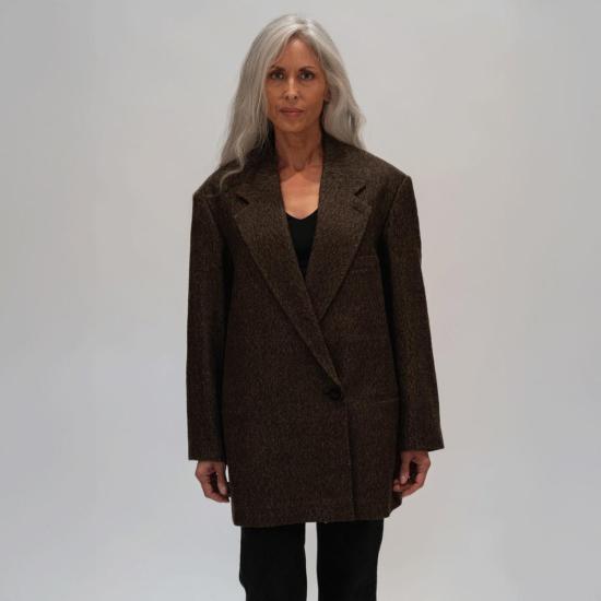  알리지 수트 자켓 알리시 A5025 맥시 블레이저 코트 - ALYSI