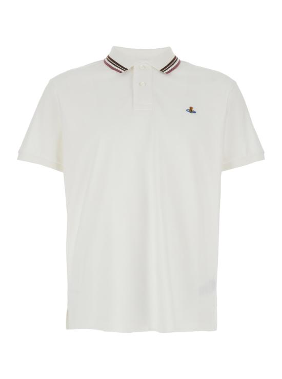 26SS 비비안웨스트우드 폴로 티셔츠 2H01000UJ00AUA401 White