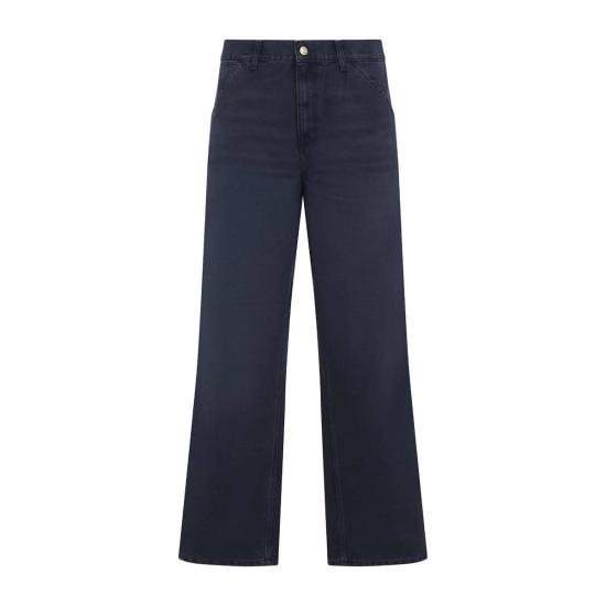  칼하트 스트레이트 팬츠 카하트 싱글 니  다크 네이비 - CARHARTT