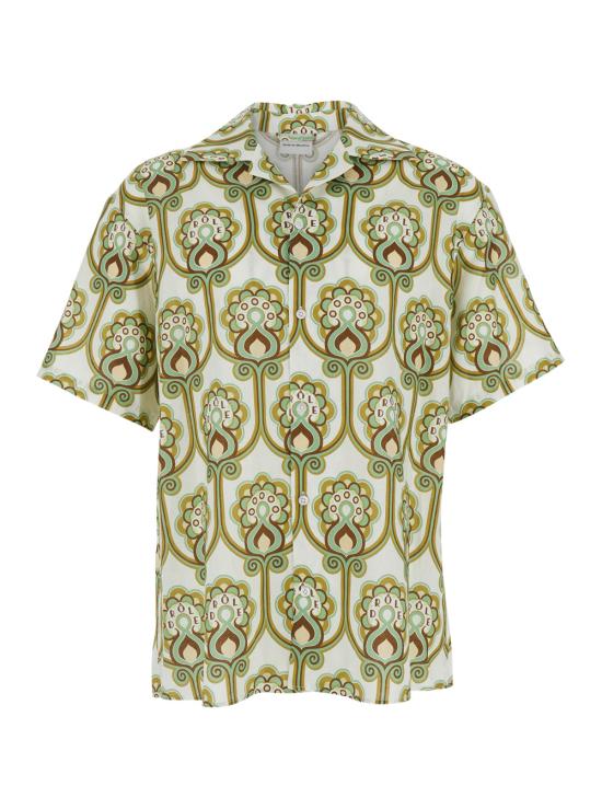 26SS 드롤드무슈 반팔 셔츠 JSH228LI012GN Green