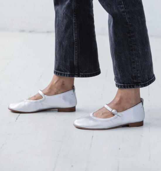  로컬 셰이드 힐/펌프스 메리 제인 실버 - LOCAL SHADE