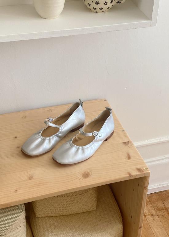  로컬 셰이드 힐/펌프스 메리 제인 실버 - LOCAL SHADE