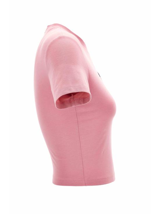  베르사체 반팔 티셔츠 진 쿠튀르 티셔츠 핑크 - VERSACE