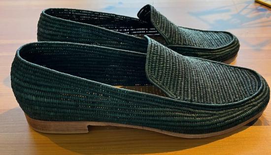  프라우드 메리 풋웨어 로퍼 남성용 라피아  포레스트 - PROUD MARY FOOTWEAR