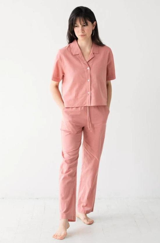  Salua Lingerie 라운지 웨어 살루아 란제리 우븐 하이웨이스트 팬츠 - OTHER BRANDS