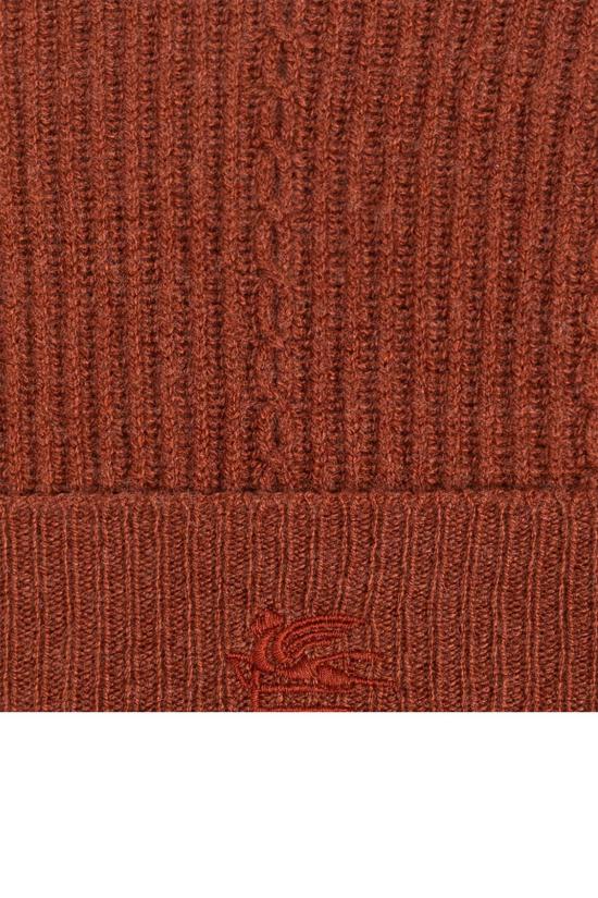  에트로 모자 자수 로고 캡 (버건디 색상) - ETRO