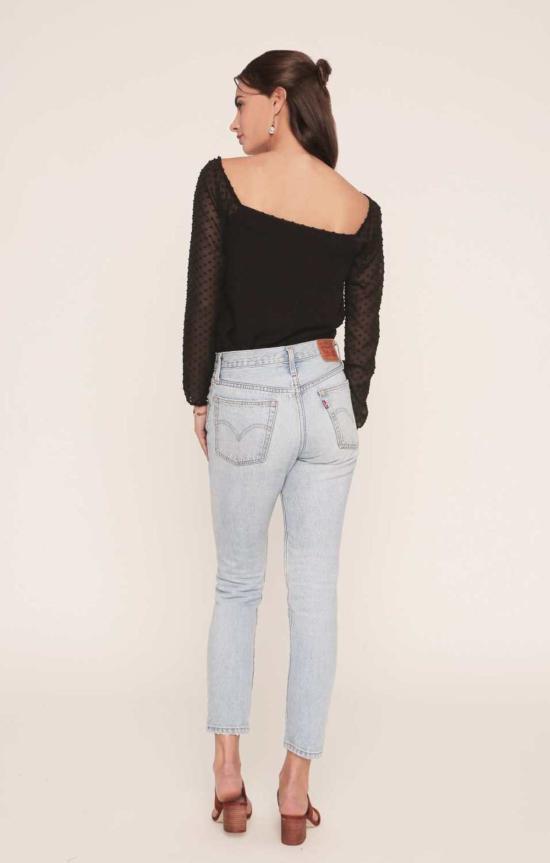  Merritt Charles 블라우스 메릿 찰스 러블리  블랙 - OTHER BRANDS