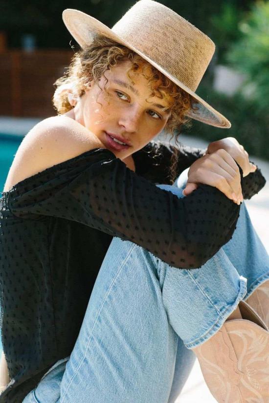  Merritt Charles 블라우스 메릿 찰스 러블리  블랙 - OTHER BRANDS