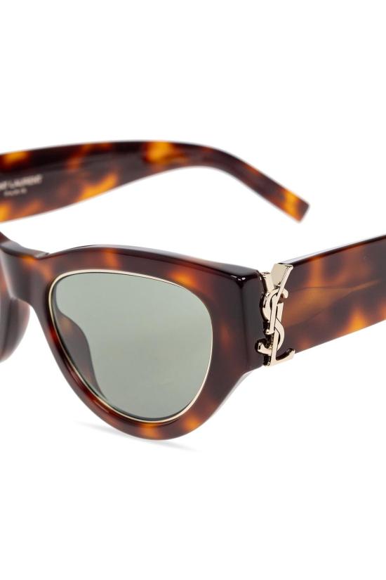  생로랑 안경 SL M94 선글라스 하바나 하바나 그린 - SAINT LAURENT