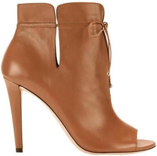  지미추 부츠 멤피스 100 소프트 레더 앵클 부티 캐년 - JIMMY CHOO