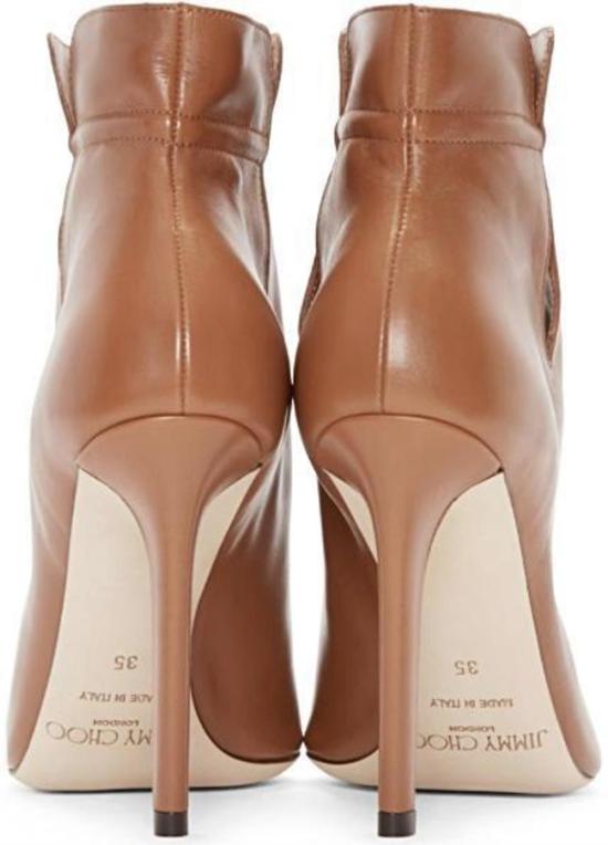  지미추 부츠 멤피스 100 소프트 레더 앵클 부티 캐년 - JIMMY CHOO