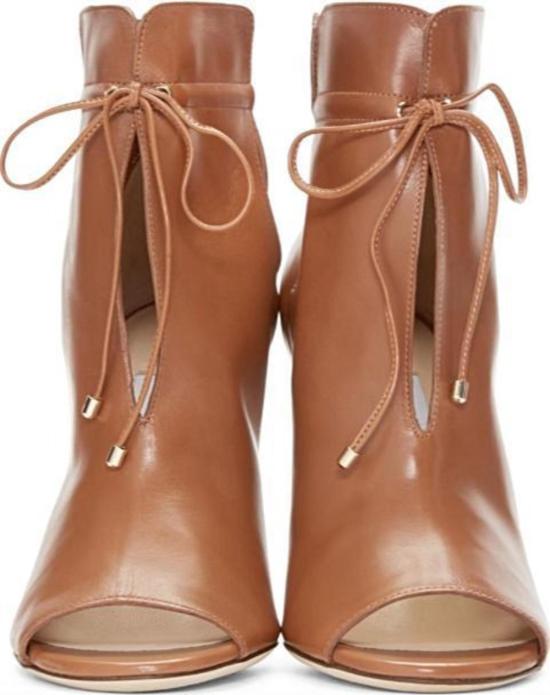  지미추 부츠 멤피스 100 소프트 레더 앵클 부티 캐년 - JIMMY CHOO