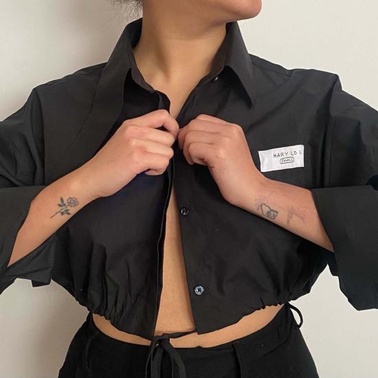  Mary Lo 셔츠 메리 로 에디션 1 셔츠 화이트/블랙/올리브/라일락/시트론 - MARY LO