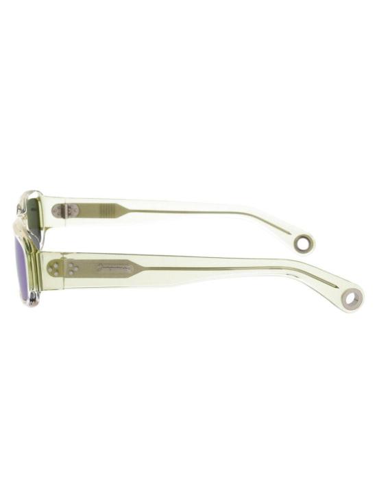  자크뮈스 안경 Jacquemus Les Lunettes Altu 직사각형 프레임 선글라스 멀티 그린 - JACQUEMUS