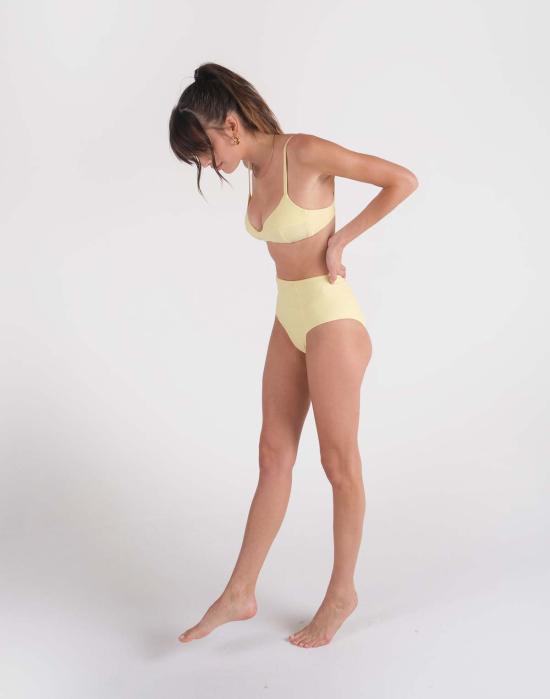  갈라마르 비키니 수영복 하이 바텀 멜로우 옐로우 - GALAMAAR