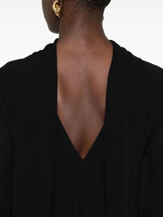  토템 롱 원피스 롱 케이프 드레스 블랙 - TOTEME