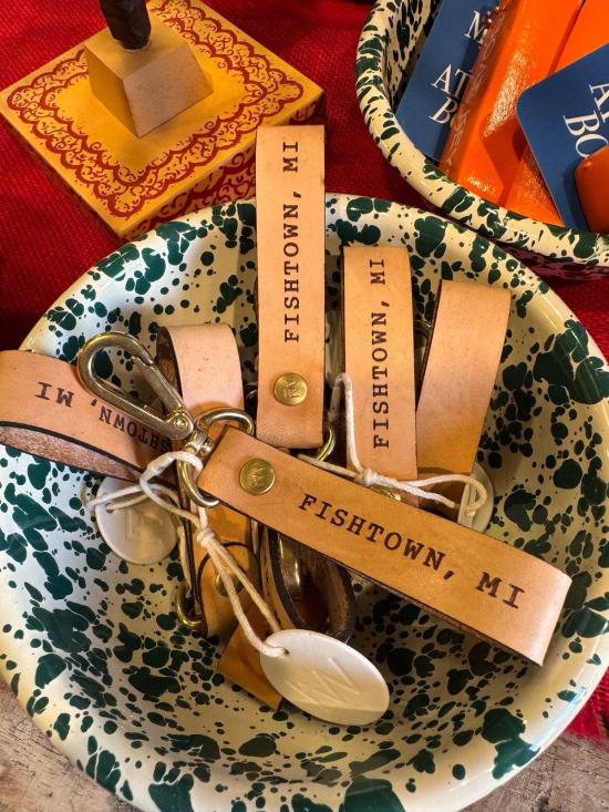  FISHTOWN 키링 피쉬타운 피쉬타운 가죽 및 황동  황동 - OTHER BRANDS