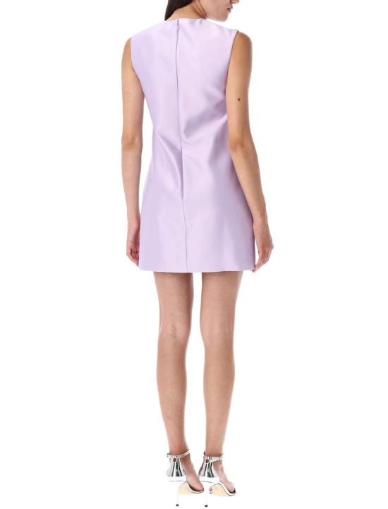  셀프 포트레이트 숏 원피스 타프타 미니 드레스 라일락 - SELF PORTRAIT