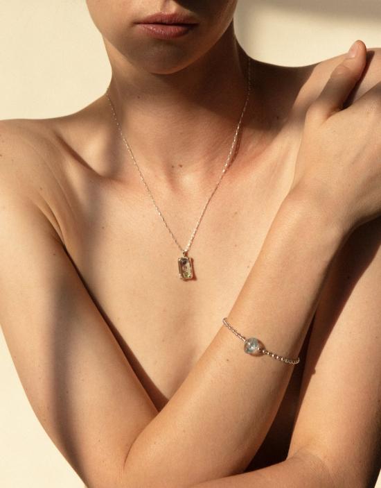  클레드 목걸이/팬던트 프리즘 목걸이