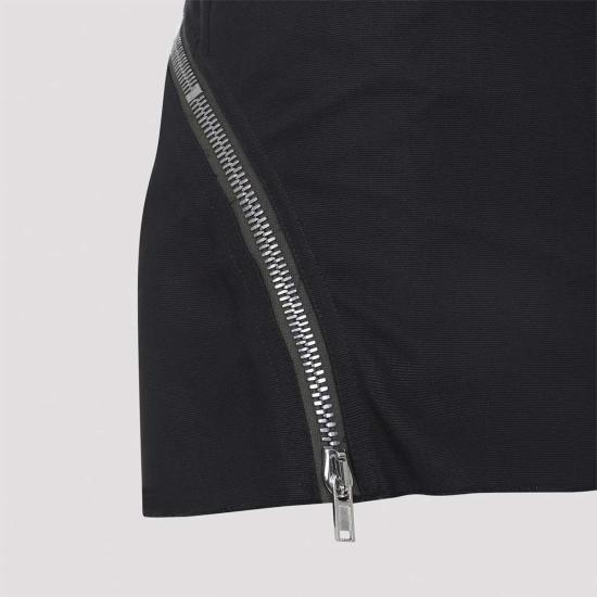  릭 오웬스 숏 스커트 볼란 바나나 미니 스커트 블랙 - RICK OWENS