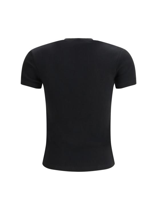  오프화이트 반팔 티셔츠 오프 스탬프 립 베이직 티셔츠 - OFF WHITE