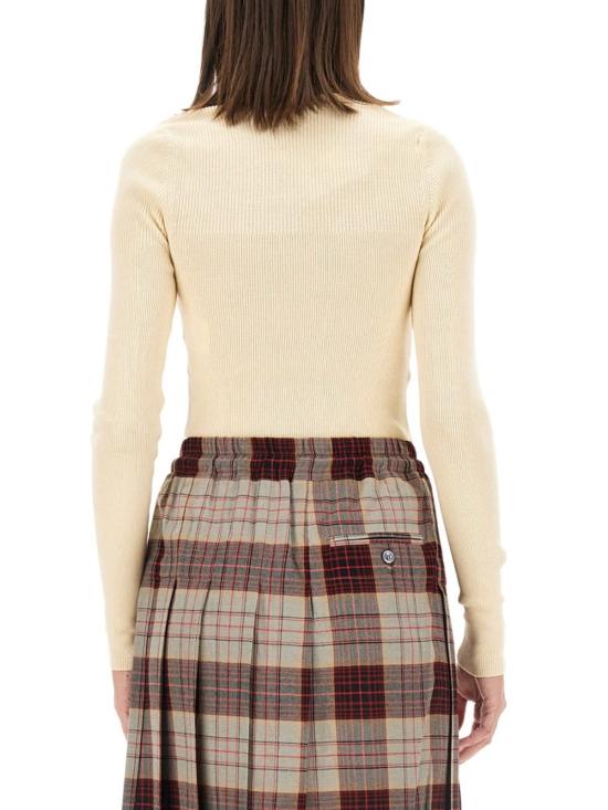  비비안웨스트우드 긴팔 티셔츠 비비안 웨스트우드 비 셔츠 화이트 - VIVIENNE WESTWOOD