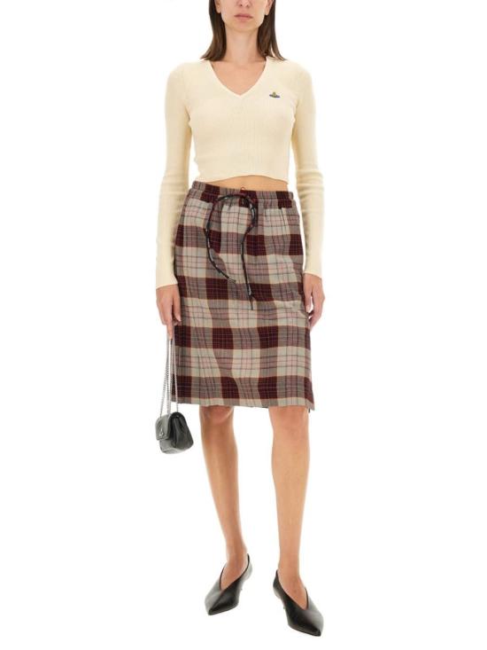  비비안웨스트우드 긴팔 티셔츠 비비안 웨스트우드 비 셔츠 화이트 - VIVIENNE WESTWOOD