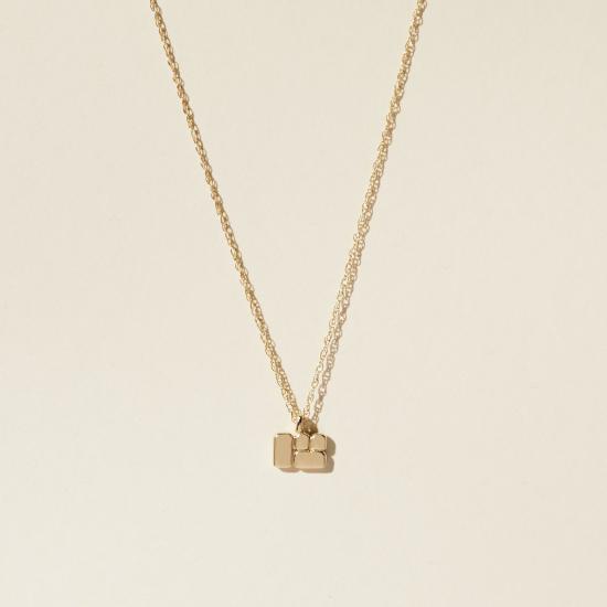  린지 루이스 목걸이/팬던트 엘스턴 골드 목걸이 - LINDSAY LEWIS