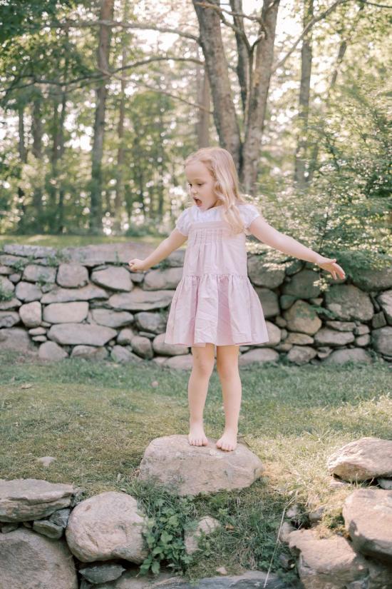  [키즈] Piper&Cloth 원피스 파이퍼앤클로스 키즈 히카리 핀턱 드레스 소프트 핑크 - OTHER BRANDS