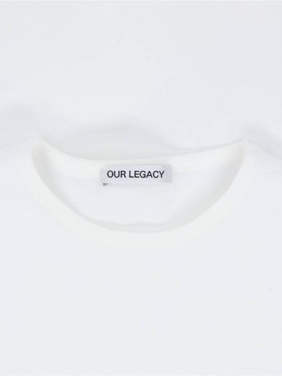  아워레가시 반팔 티셔츠 아워 레거시 반팔 크루넥 티셔츠 화이트 - OUR LEGACY