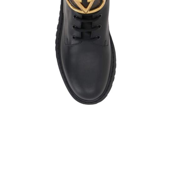  발렌티노 가라바니 부츠 Valentino Garavani Vlogo 앵클  블랙 - VALENTINO GARAVANI