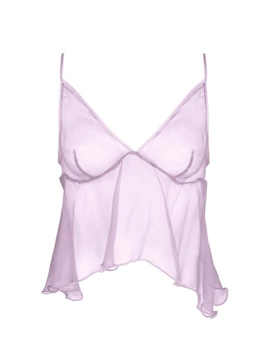  Lorette Lingerie 캐미솔 로레트 란제리 폴리 실크  라벤더