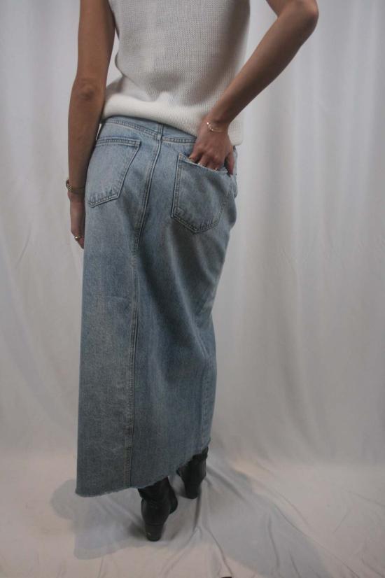  피스톨라 데님 스커트 앨리스 맥시 스커트 - PISTOLA