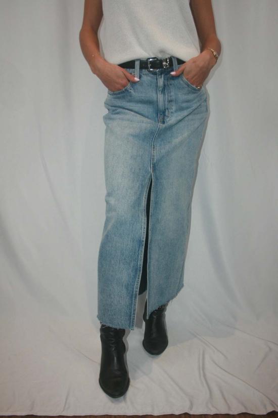  피스톨라 데님 스커트 앨리스 맥시 스커트