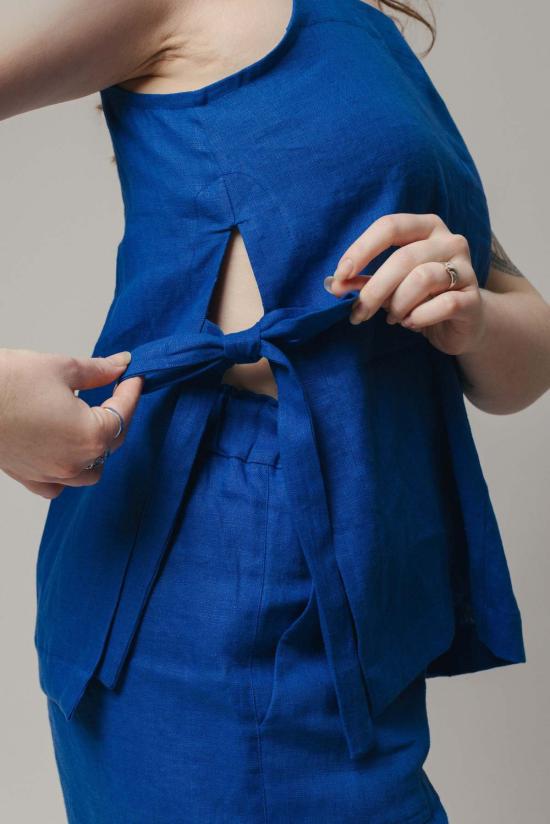  Pamut Apparel USA 민소매 티셔츠 Pamut Apparel Usa Maeva  리넨 - PAMUT APPAREL