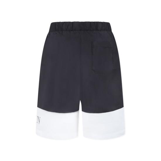  [키즈] 발망 스윔팬츠 로고 블랙 키즈 수영 반바지 - BALMAIN