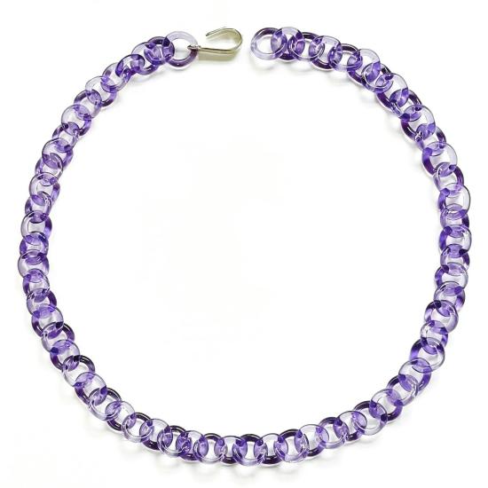  제인 다렌스부르그 목걸이/팬던트 제인 다렌스버그 타이니 바이올렛 글래스 체인 목걸이