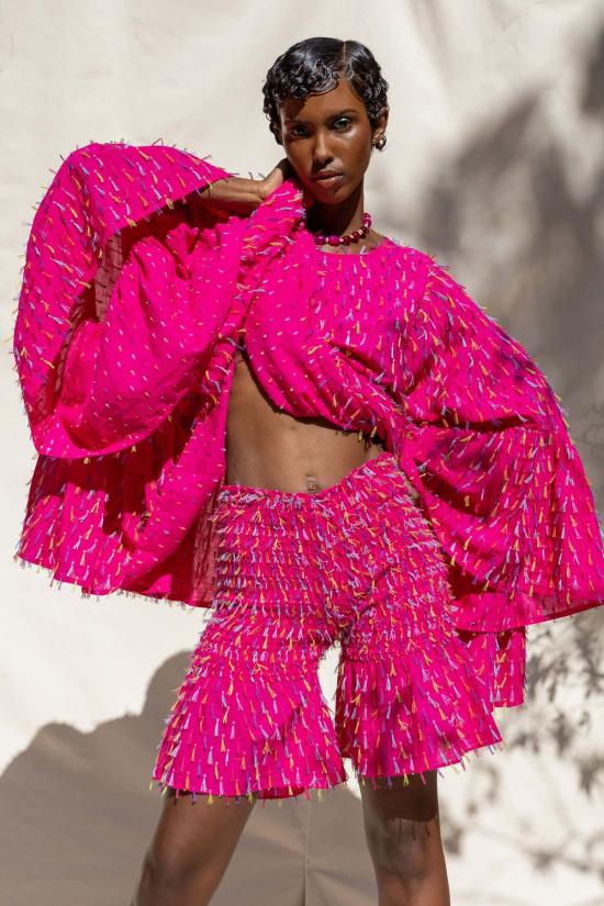  Abacaxi 숏팬츠 러플 스목 쇼츠