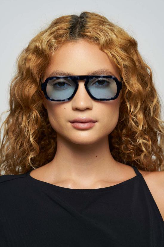  엘리사 존슨 안경 미니 제인 선글라스 라이트 블루