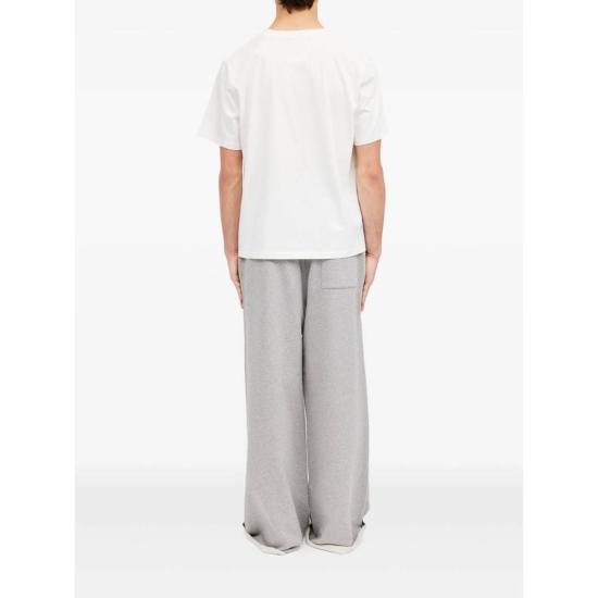  MM6 메종마르지엘라 반팔 티셔츠 Mm6 메종 마르지엘라 티셔츠 탑 화이트 - MM6 MAISON MARGIELA