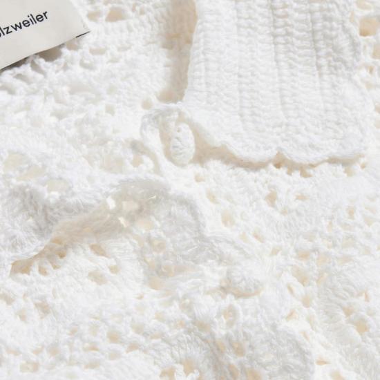  홀츠베일러 가디건 Holzweiler Rosie 크로셰 카디건 화이트 - HOLZWEILER