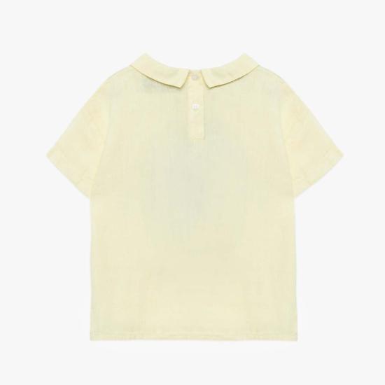  [키즈] 위켄드 하우스 키즈 티셔츠 키즈  덕 린넨 셔츠 소프트 옐로우 - WEEKEND HOUSE KIDS
