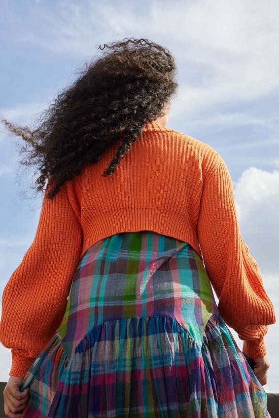  RUJUTA SHETH 가디건 루주타 셰스 조던 카디건 탠저린 - OTHER BRANDS