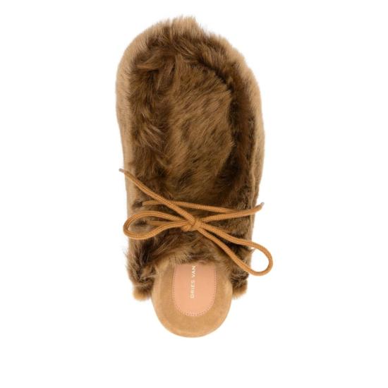  드리스 반 노튼 뮬/슬리퍼 드리스 반 노텐 슈 브라운 - DRIES VAN NOTEN