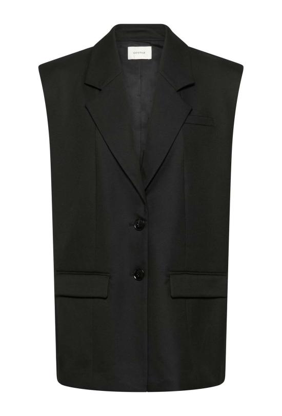  게스투즈 베스트 Gestuz Paula 롱  블랙 - GESTUZ