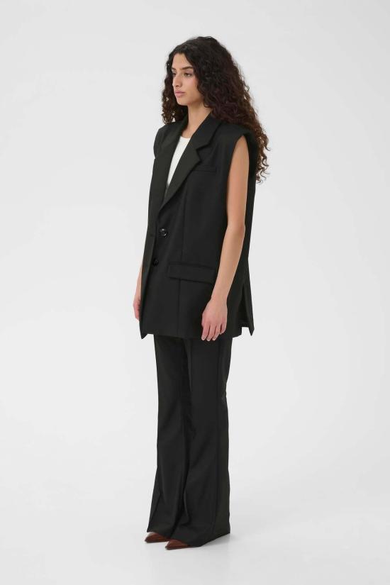  게스투즈 베스트 Gestuz Paula 롱  블랙 - GESTUZ