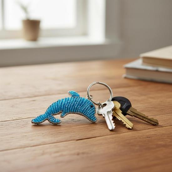  비드웍스 키링 돌고래 - BEADWORX
