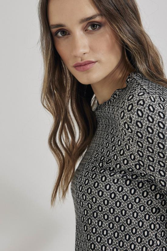  Lindsay Nicholas New York 블라우스 린지 니콜라스 뉴욕 비스코스 크루넥 크림 카지노 - OTHER BRANDS