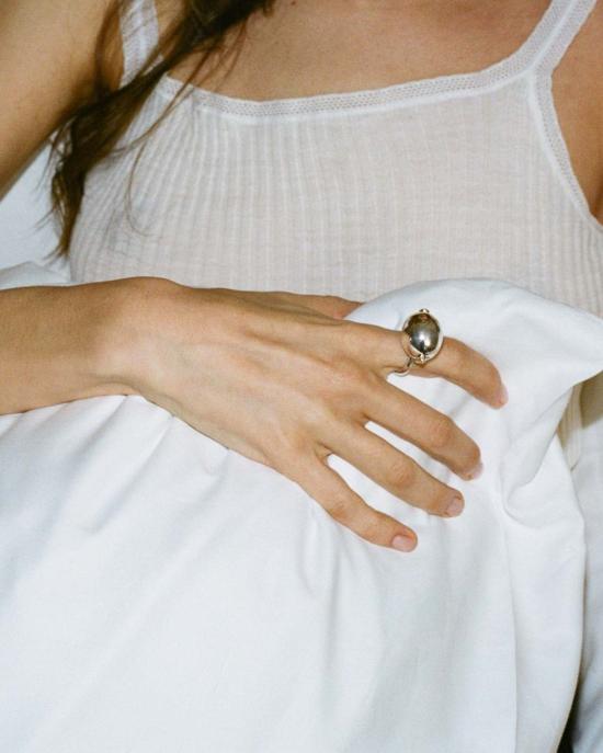  아니카 이네즈 반지 라지 엘립스 링 실버/골드 - ANNIKA INEZ