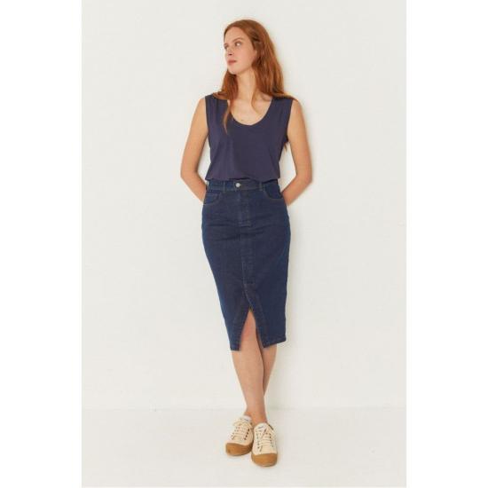  에스케이에프케이 미디 스커트 Skfk Aintzane 스커트